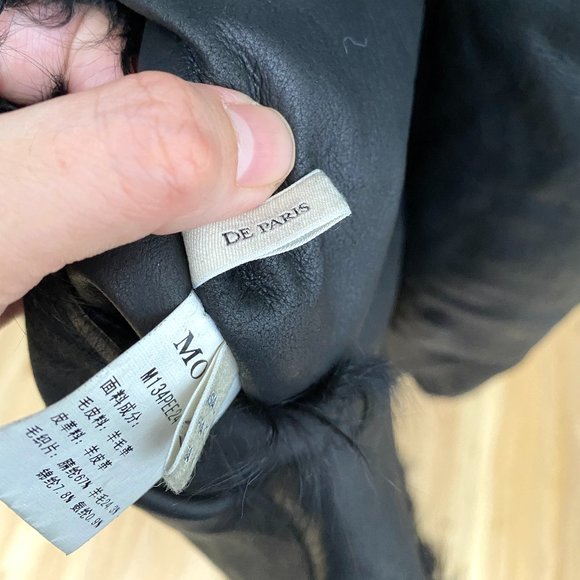 Mo & Co Women's Winter Sheep Skin Leather Jacket/Coat - Picture 14 of 16